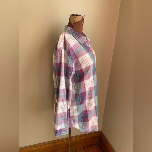 American eagle plaid casual button up shirt - Picture 4 of 8